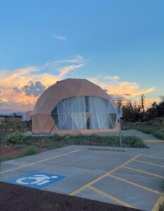 A sample of a glamping dome that could be coming to Lamoine.