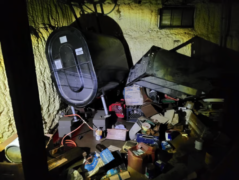 oil tank in a home's basement