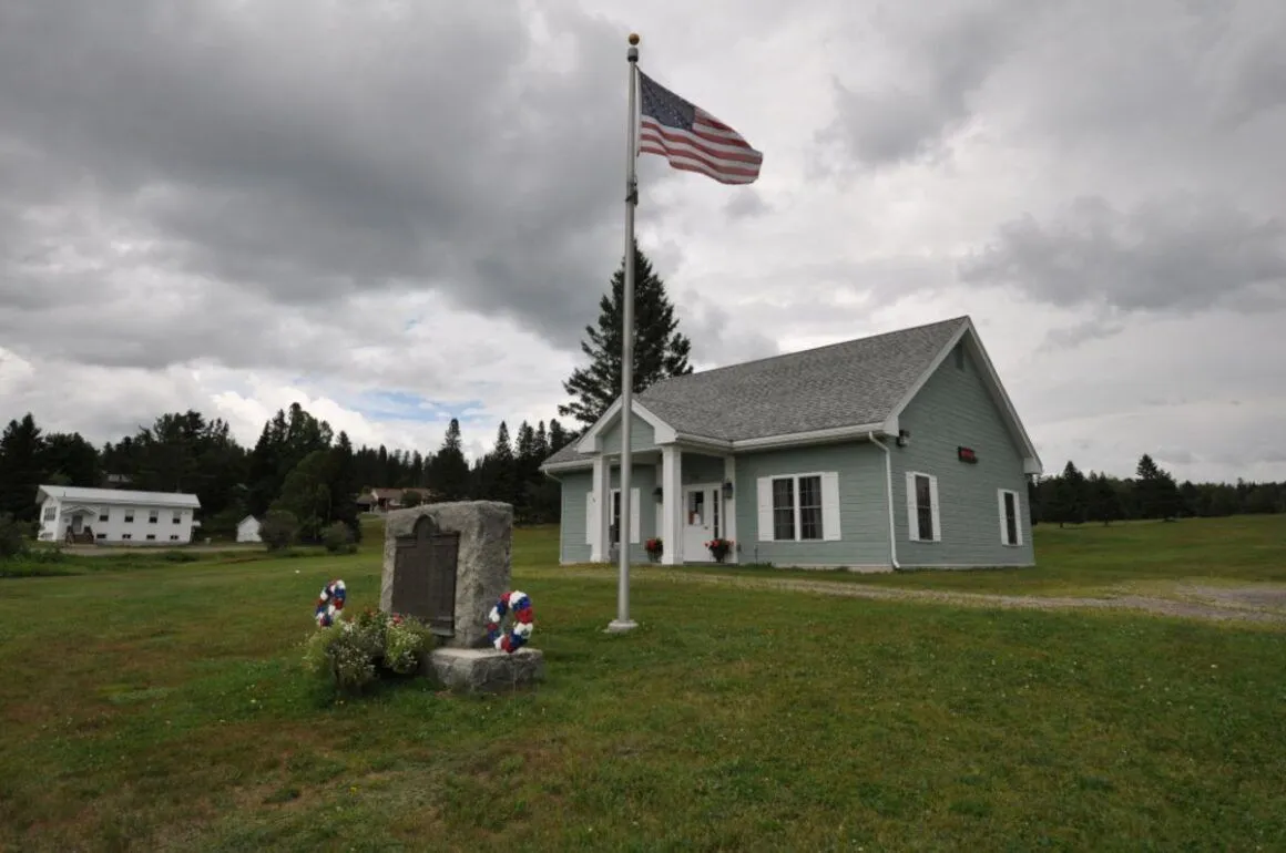 exterior of the Moose River town office.