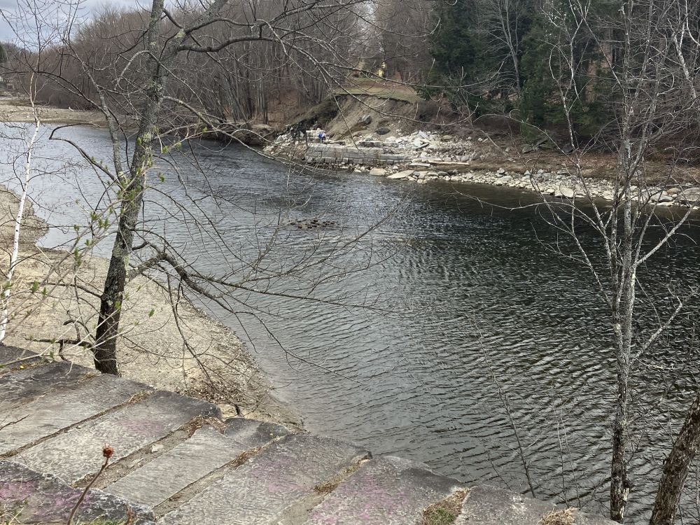 waterway where the bridge is being proposed.