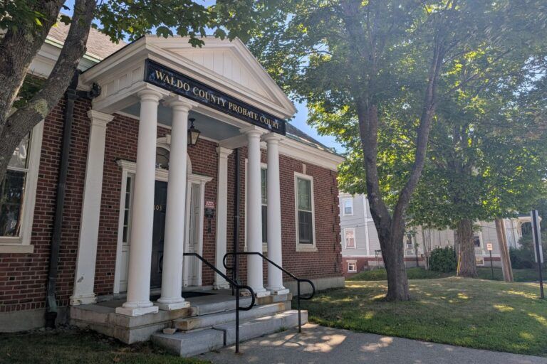 exterior of the waldo county probate court building.