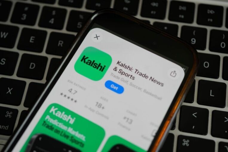 the kalshi app is shown on a phone screen