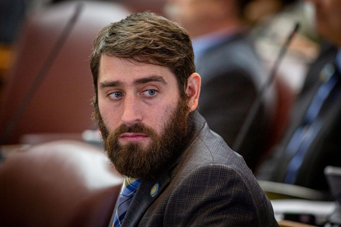 David Boyer seen during a legislative session.