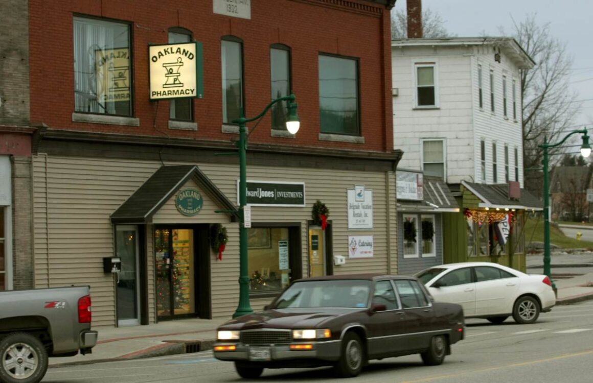 The former True's Pharmacy building in Oakland
