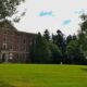 Exterior of Estabrooke Hall on the University of Maine campus in Orono