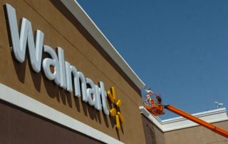 Walmart is a fortune 500 company that benefitted from then Gov King’s tax reimbursement program, photo BDN Kate Collins