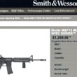 screenshot of a gun on the smith & wesson website