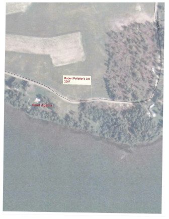 BEFORE: Aerial view of Pelletier property, 2007