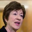 susan collins speaks during an interview