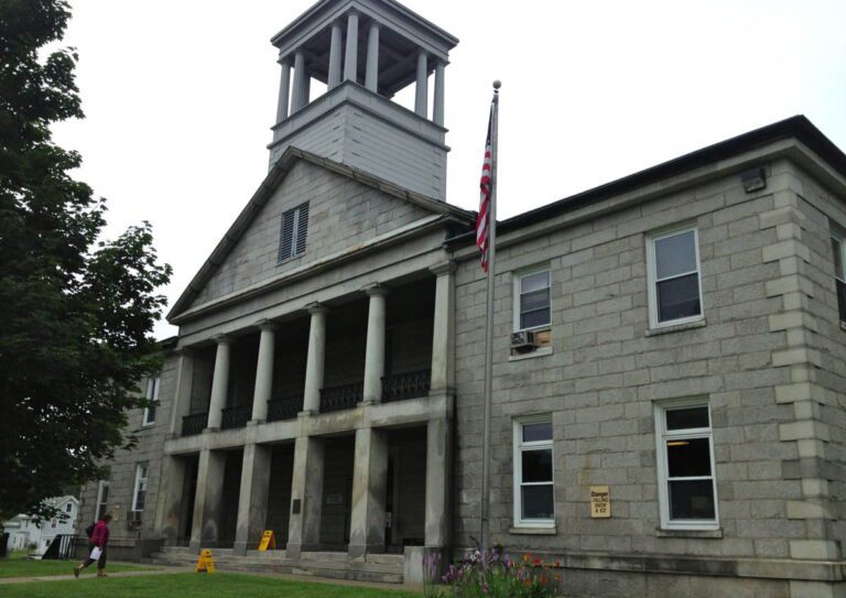 Exterior of the Kennebec County Courthouse.