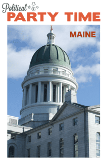 Political Party Time Maine -graphic