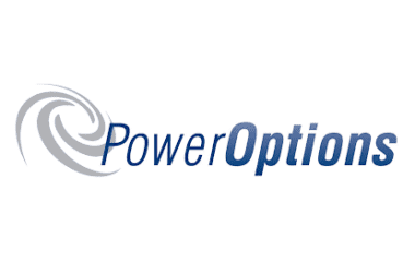 Logo for Power Options company.