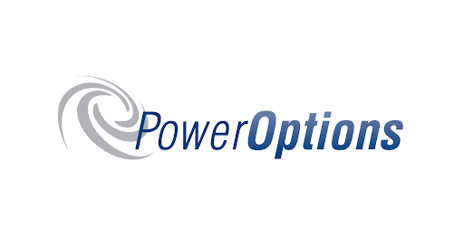 Logo for Power Options company.