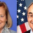 Composite photo of Chellie Pingree and Bruce Poliquin.
