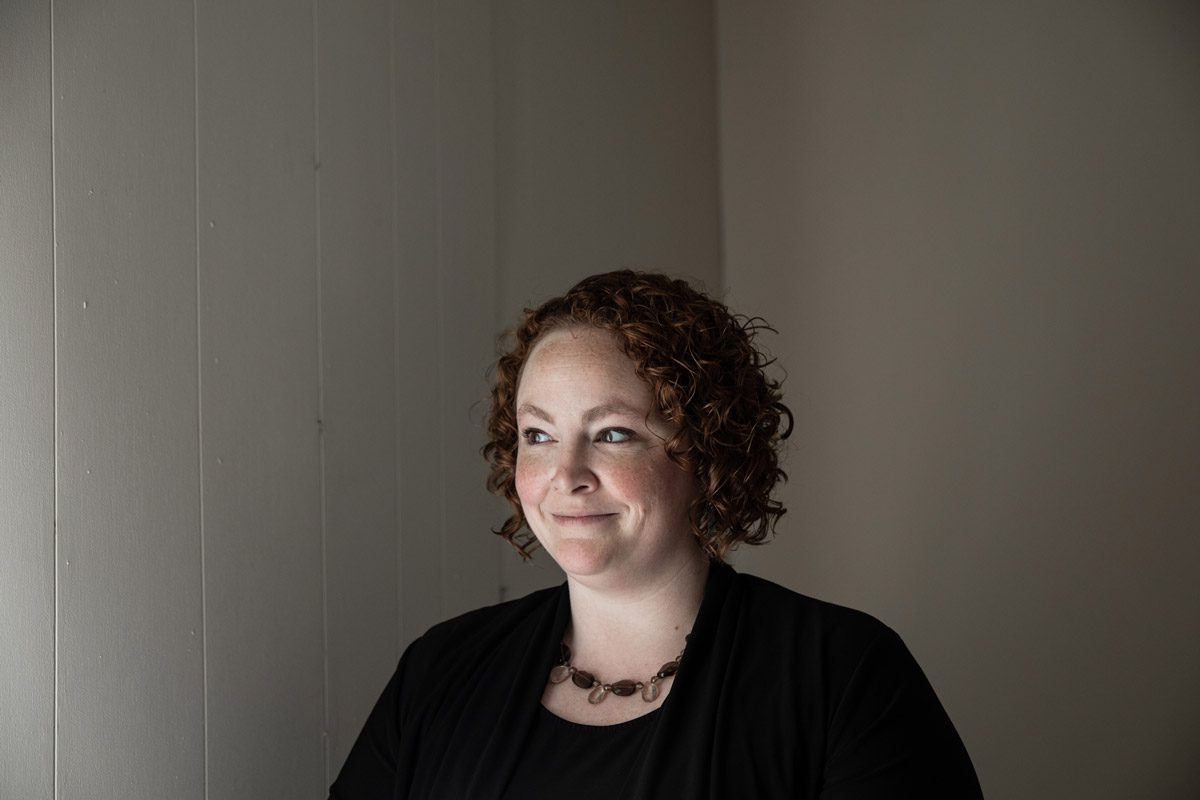The need for drug-recovery services is so great that Brianna Tipping, a caseworker with the Penobscot drug court, dreams of starting a culturally sensitive residential treatment facility. Photo by Greta Rybus.