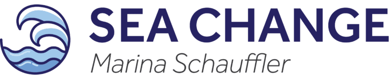 Logo for the Sea Change column by columnist Marina Schauffler