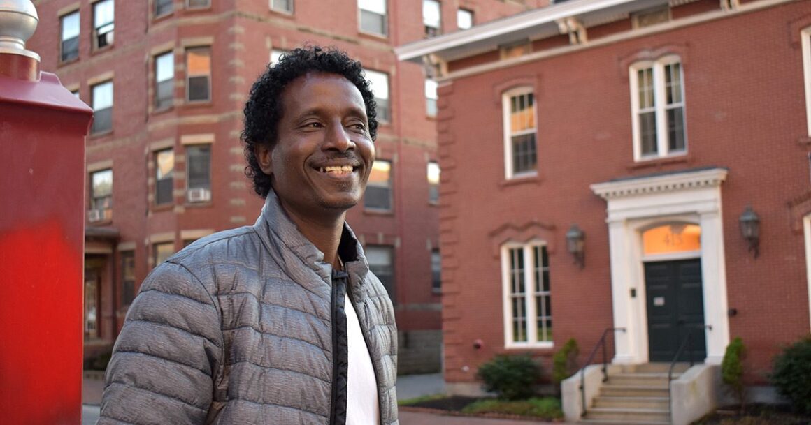 Bereket Bairu poses for a photo