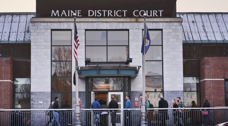 exterior of maine district court