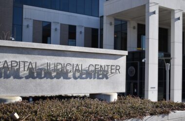 The exterior of the Capital Judicial Center.