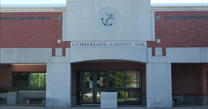 exterior of the cumberland county jail