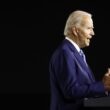Joe Biden speaks during a campaign event