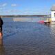 High tide in Wells, Maine
