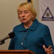 Governor Janet Mills speaks during a press conference
