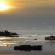 Maine fishing and lobster boats in Tennets Harbor