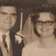 wedding photo of Houlton couple who died of COVID-19