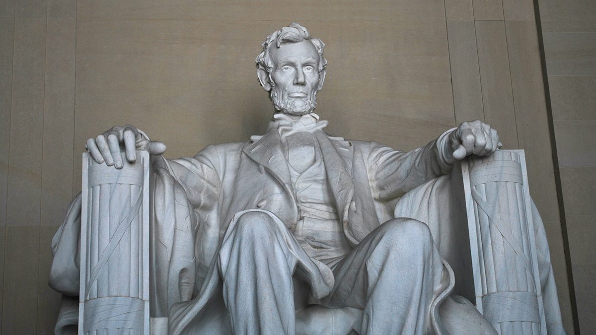 President Abraham Lincoln Memorial in Washington DC