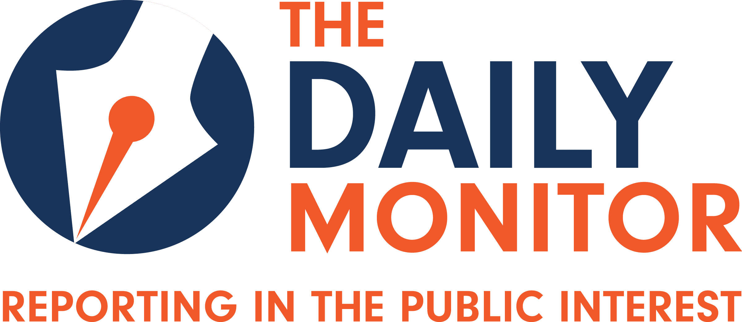 a logo for The Daily Monitor newsletter, a product of The Maine Monitor newsroom, with the tagline "reporting in the public interest."