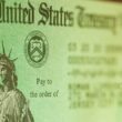 Stock image of a check from the U.S. Treasury.