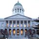 exterior of the maine state house