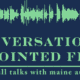 Conversation from the pointed firs logo