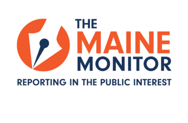 A logo for The Maine Monitor newsroom