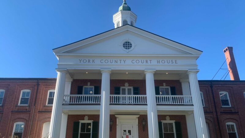 Exterior of the York County Court House