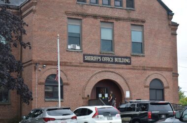 The exterior entrance to the Aroostook Sheriff's Office