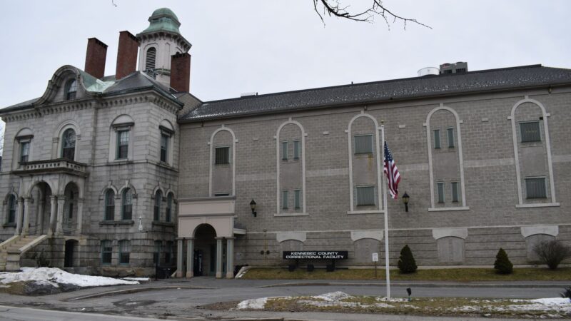 The exterior of the Kennebec County Correctional Facility