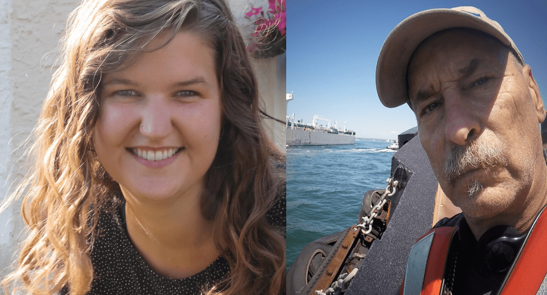 composite image of the headshot of Rose Lundy and Roger McCord