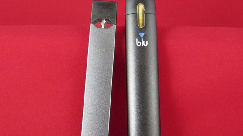 Two electronic vaping devices