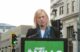 Janet Mills speaks at a campaign event