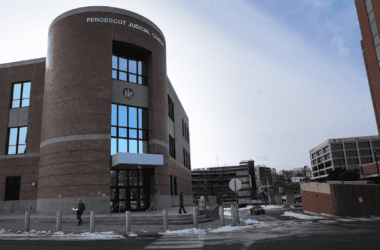 Exterior of the Penobscot Judicial Center.