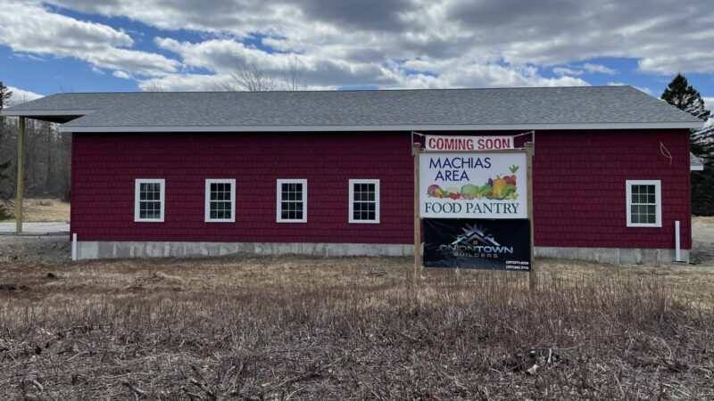 Exterior of the building that will be home to the Machias Area Food Pantry.