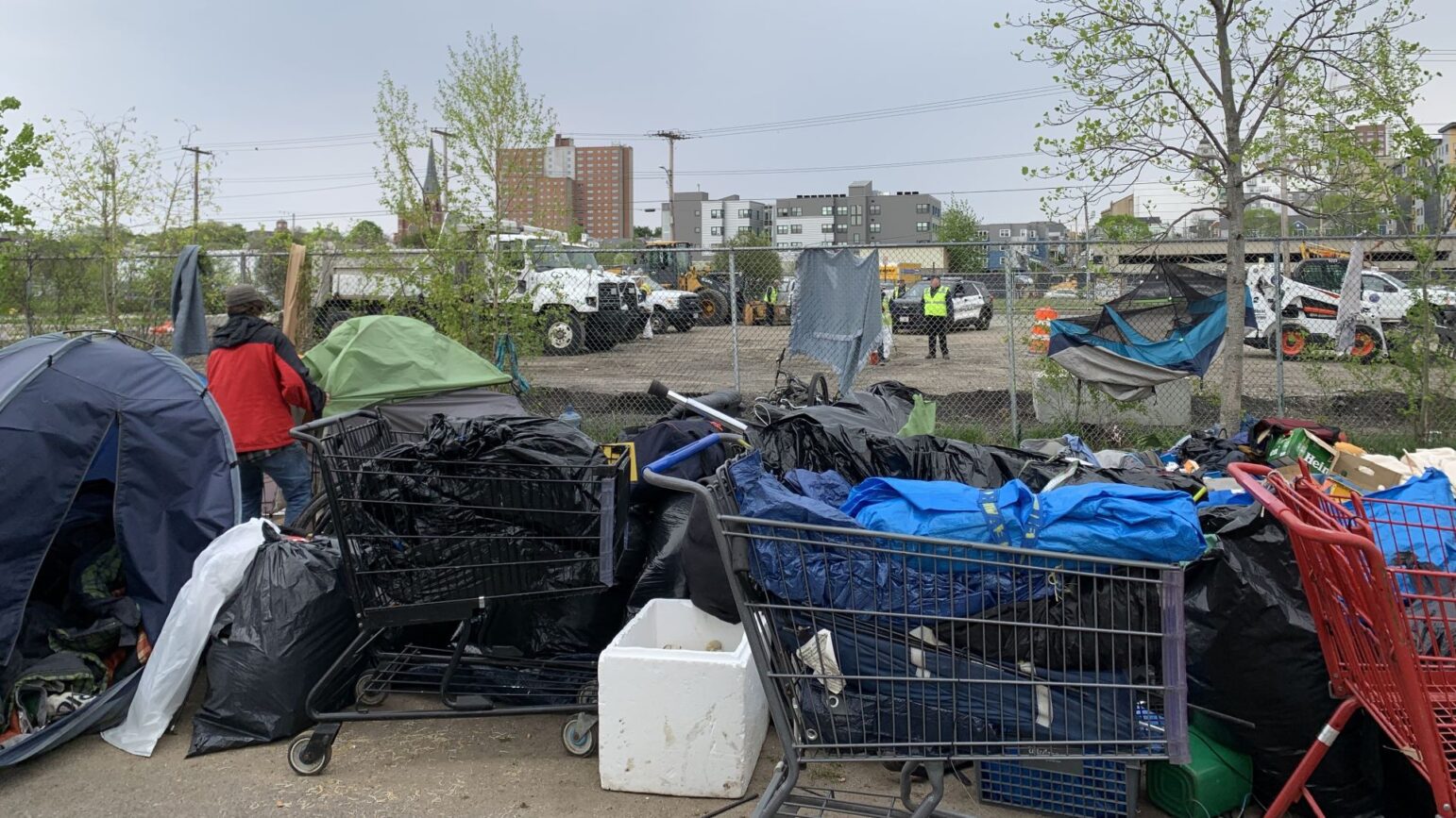 Homeless People Ponder Next Destination As Portland Housing Crisis   Clearing Bayside. Photo By Emily Bader 1542x867 