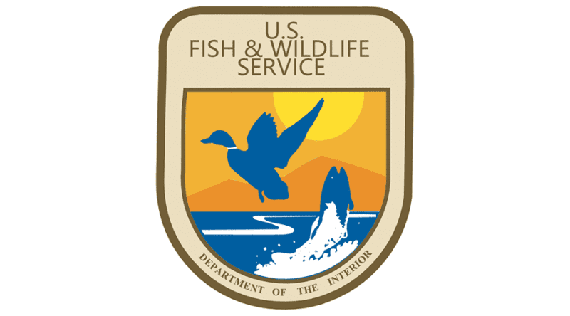 logo for the US Fish and Wildlife service.