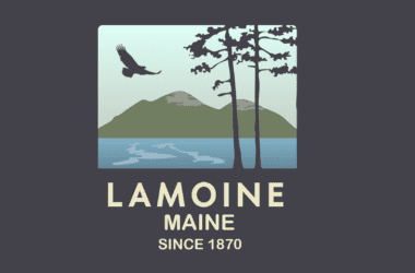 Logo for the town of Lamoine, Maine.