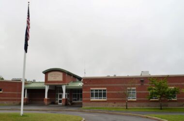 Exterior of the Two Bridges Regional Jail.