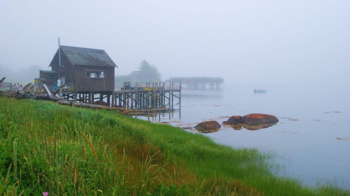 A wharf on Beals Island.