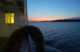 Sunrise on Casco Bay as seen from a boat.
