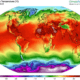 A graphic detailing the global air temperatures
